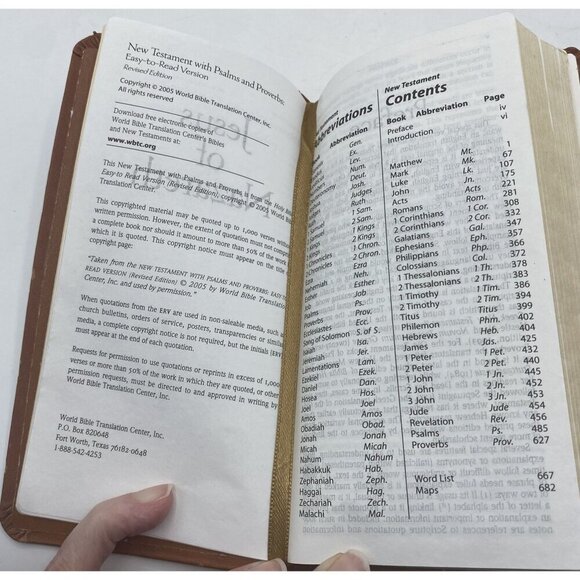 "Jesus Of Nazareth" Brown Faux Leather Bound Book Gold Tone Edges Ribbon Marker - Picture 13 of 16